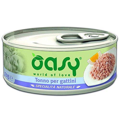Oasy Specialità Naturale Kitten Tonno 70gr Oasy Specialità Naturale Kitten Tonno 70gr